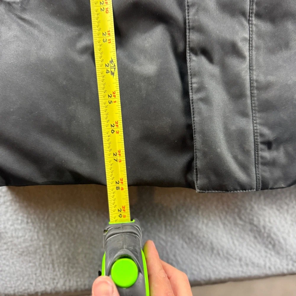 North Face Arctic Swirl Down Parka Girl's M Black DryVent 550 Down Hooded Parka